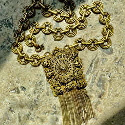Etruscan Revival Antique Necklace
