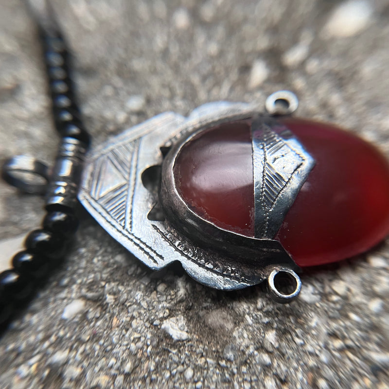 Vintage Berber Carnelian Pendant