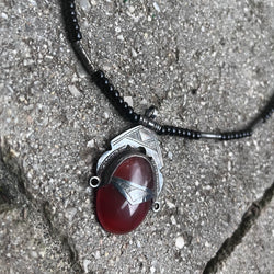 Vintage Berber Carnelian Pendant