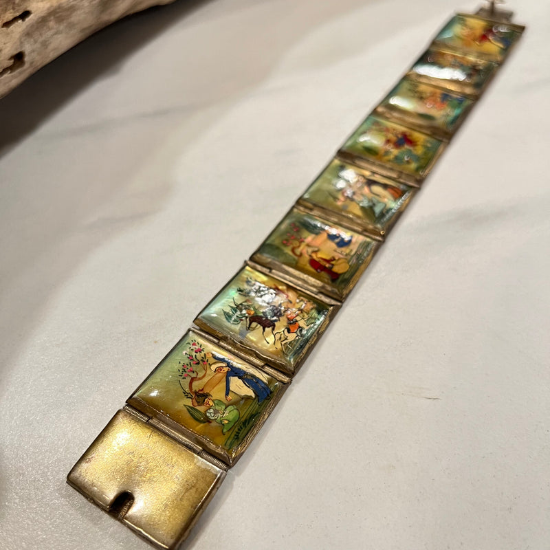 Persian Miniature Painting Bracelet