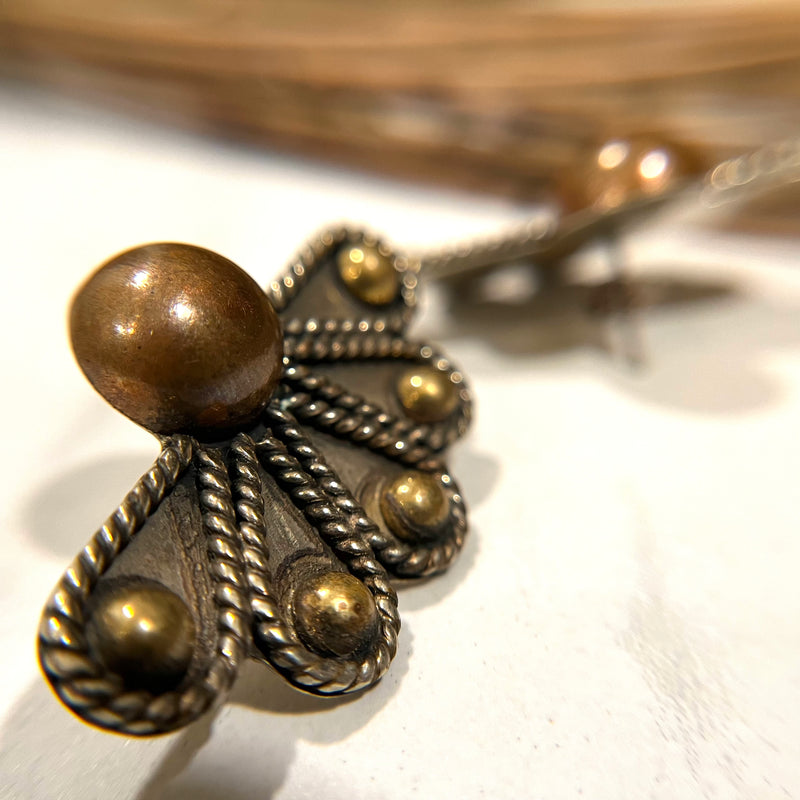 1940s Mexican Orb Earrings