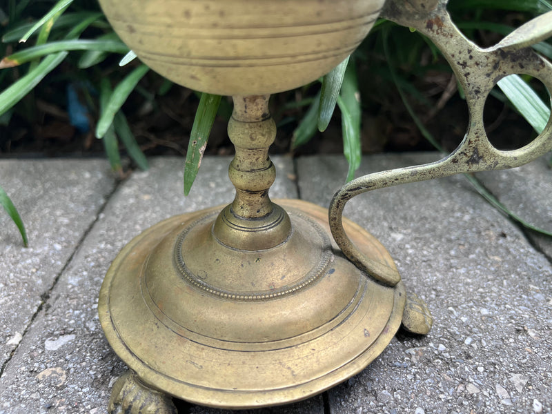 Ottoman Empire Nestorian Brass Incense Burner