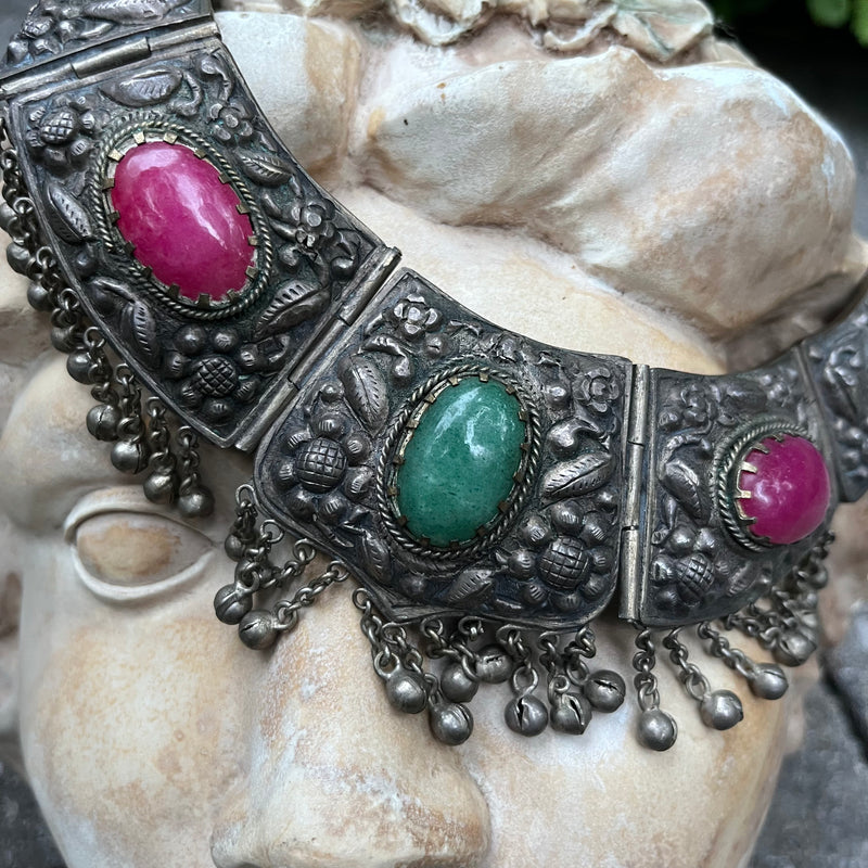 Antique Repousse Pendant