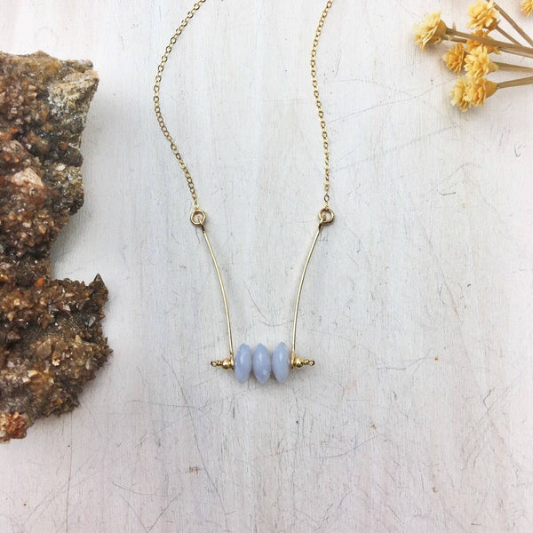 Natural Chalcedony Pendant