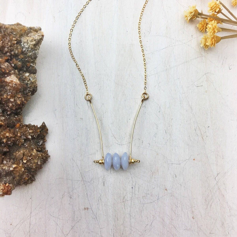 Natural Chalcedony Pendant