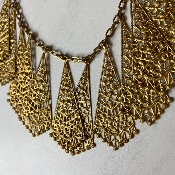 Golden Lace Necklace