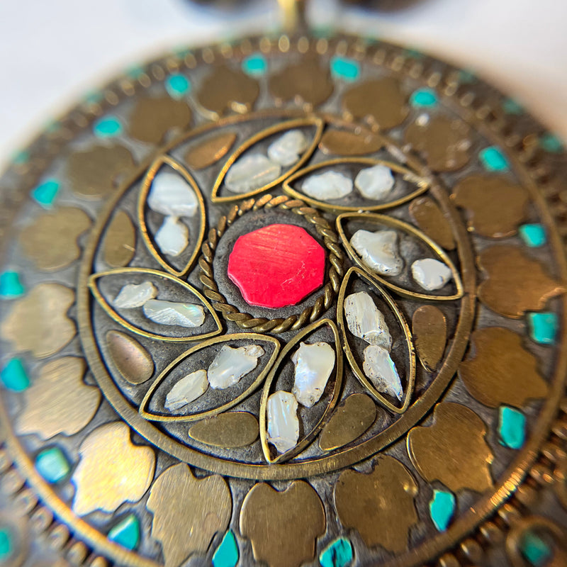 Antique Afghan Gemstone Necklace