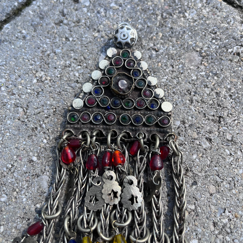 Turkmen/Afghan Glass Pendant