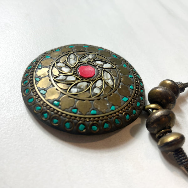Antique Afghan Gemstone Necklace