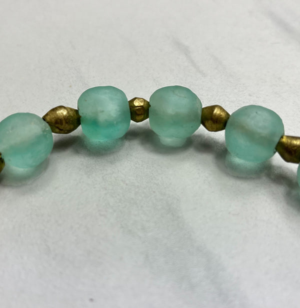 Aqua Glass Bracelet